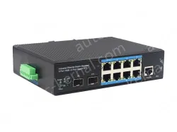 8-port 10/100BASE-TX+2G SFP Managed Industrial POE Switch