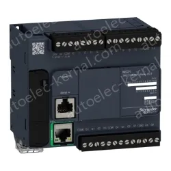 TM221CE24R logic controller, Modicon M221, 24 IO, relay, Ethernet