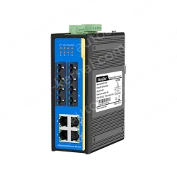 [100 Gigabit 4 Optical 4 Electrical] Ring Network Management Industrial Switch