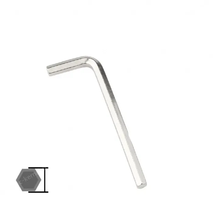 Nickel plating 1.5mm 50pcs flat head