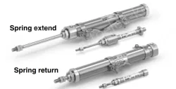 Standard Type Single Acting, Spring ReturnExtend CJ2 Series ø6, ø10, ø16