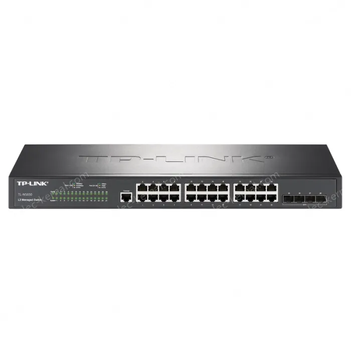 24 Gigabit RJ45 ports, 4 Gigabit SFP+ ports Layer 3 network management switches
