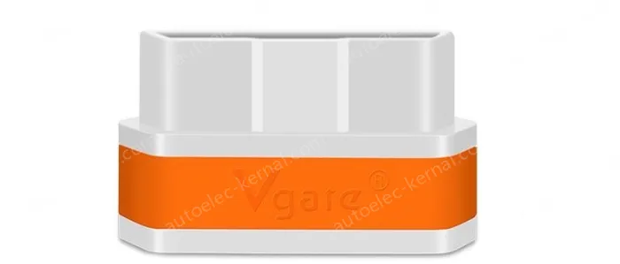 White Orange ELM327 Car Fault Detector VgateICAR2OBD2 supports Android IOS system WIFi