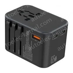 New GaN 65W PD Super Fast Charge Travel Adapter