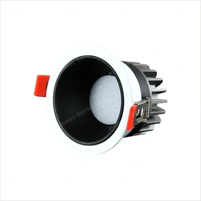 Downlight model: 10W black cup with 75mm opening 4000K Phoqo chip + isolated driver