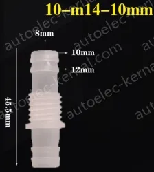 10-M14-10-Feed-through plastic connectors
