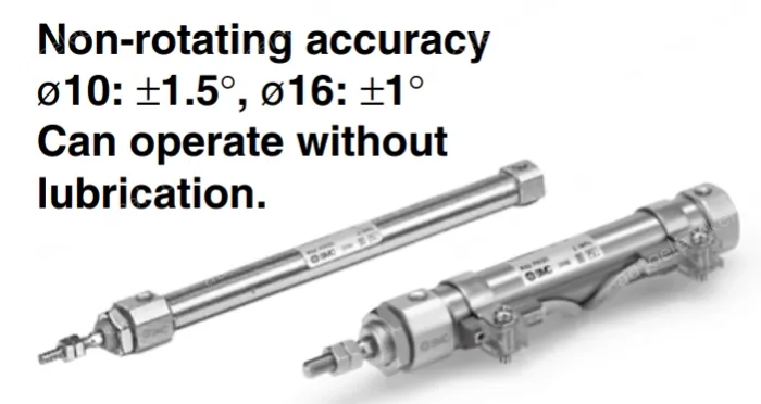 Non-rotating Rod Type Double Acting, Single Rod CJ2K Series ø10, ø16