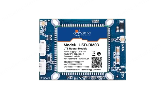 Dual-network port 4G wireless router module