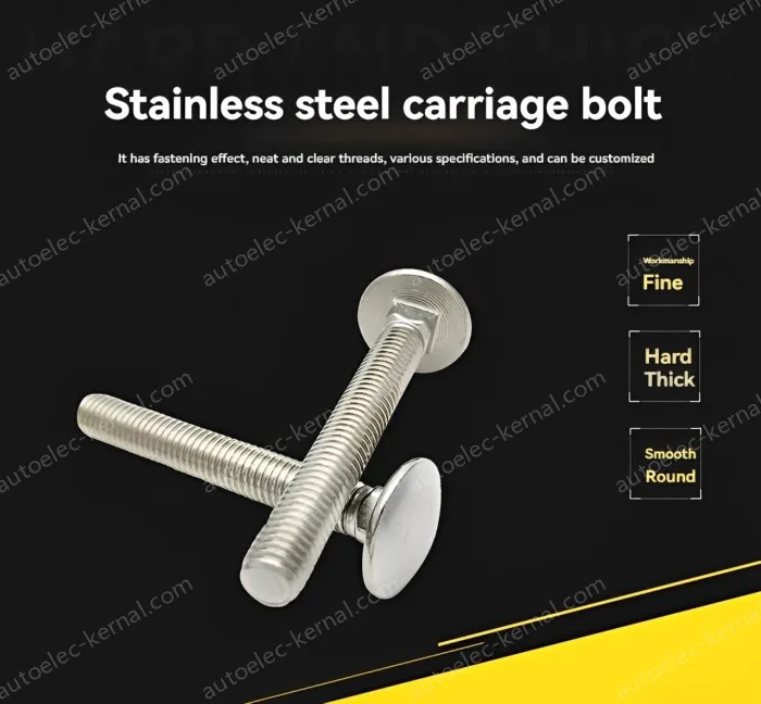 Big head carriage bolt M6*18