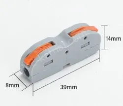 Quick terminal blocks-SPL-1 can be assembled with one in and one out