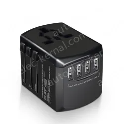 Hot sale world travel adapter KRUSB-WLG3304B