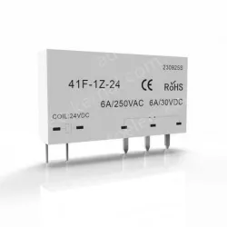 KY41F Single relay 1NO1NC/Ith: 6A 24VDC