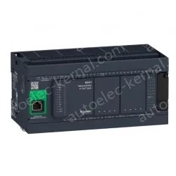 TM241CE40R logic controller, Modicon M241, 40 IO, relay, Ethernet