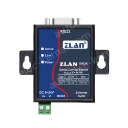 Rail/desktop serial server