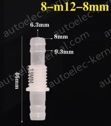 8-M12-8-Feed-through plastic connectors