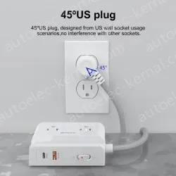 New Design 20W PD US Power Strip