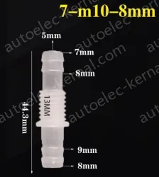 7-M10-8-Feed-through plastic connectors